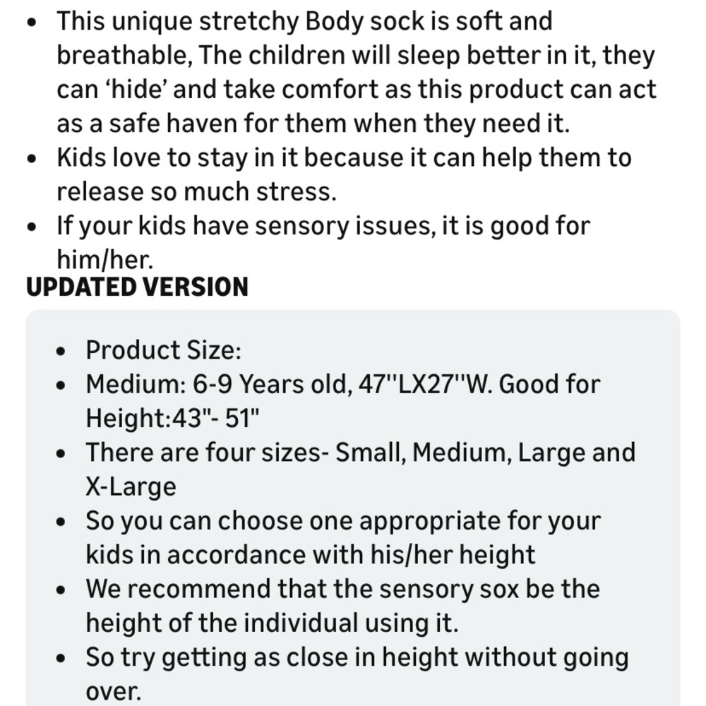 Sanho green sensory sock - Picture 5 of 15